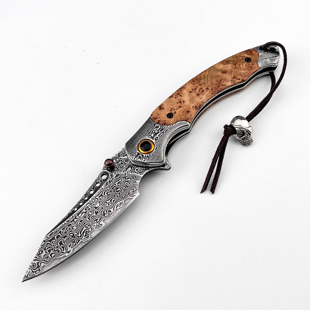 Vintage Collectible Knife - Cuchillo Plegable de Alta Dureza con