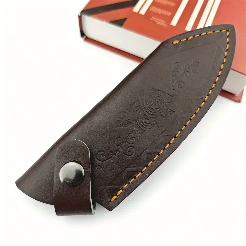 Vintage Collectible Knife - Funda de Cuero Plegable Portátil para