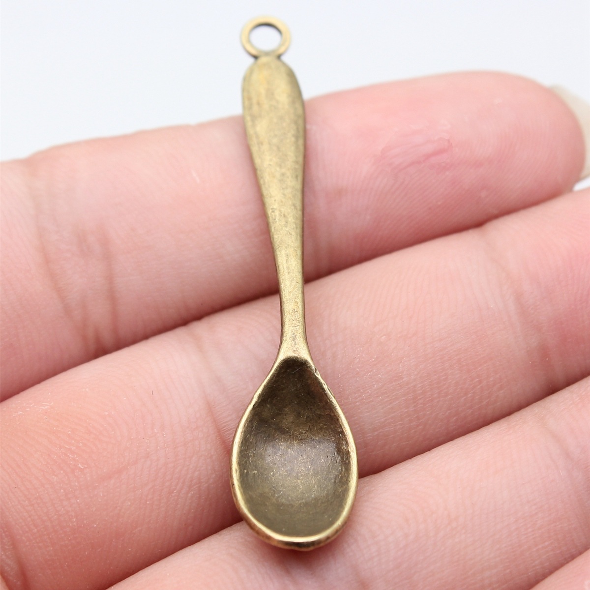 Vintage Collectible Spoons - 10 piezas de dijes de cuchara