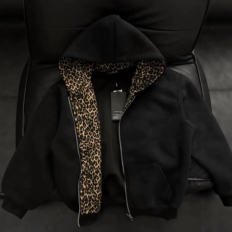 Vintage Zip Hoodie - Sudadera con Capucha QICHE para Hombre,