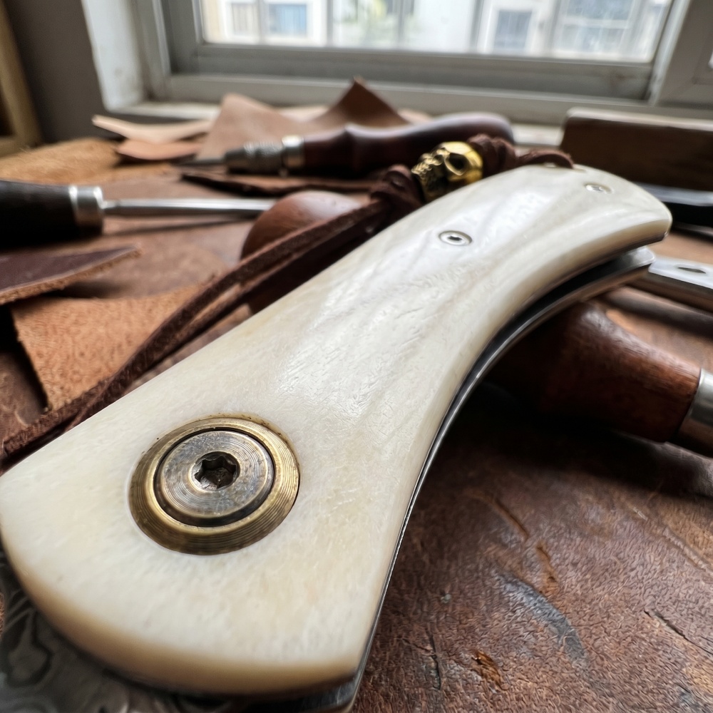 Cuchillo plegable pequeño de a - Vintage Collectible Knife reseña y precio
