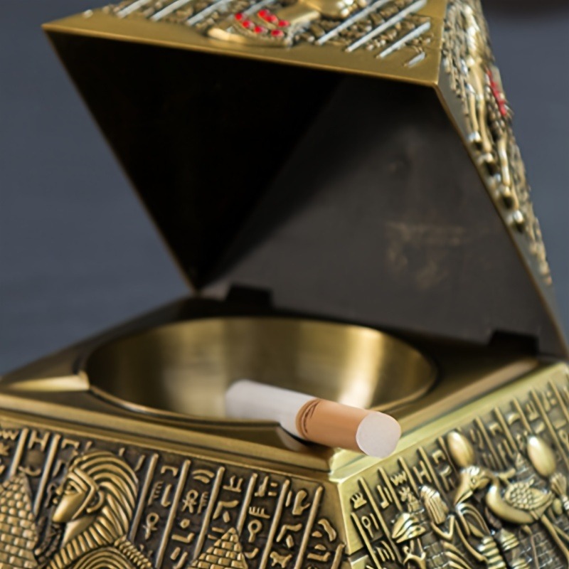 Cenicero piramidal de faraón e - Vintage Collectible Ashtrays reseña y precio