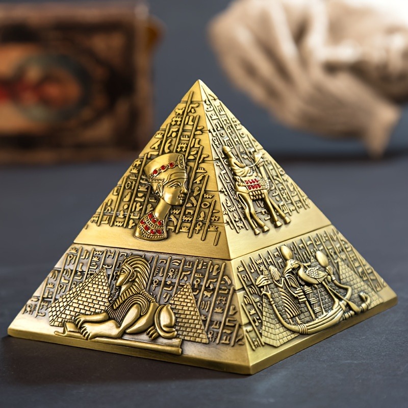 Cenicero piramidal de faraón e - Vintage Collectible Ashtrays reseña y precio