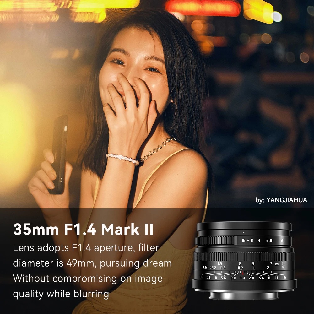 7artisans 35mm F1.4 lente prin - Film Camera 35Mm reseña y precio