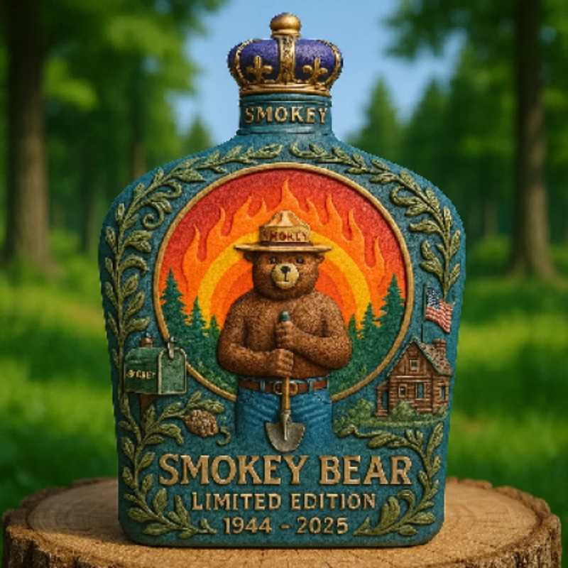 Decantador de whisky Smokey Be - Vintage Collectible Liquor Bottles reseña y precio