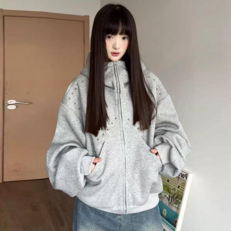 Sudadera con capucha Y2K vinta - Vintage Zip Hoodie reseña y precio