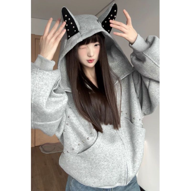 Sudadera con capucha Y2K vinta - Vintage Zip Hoodie reseña y precio