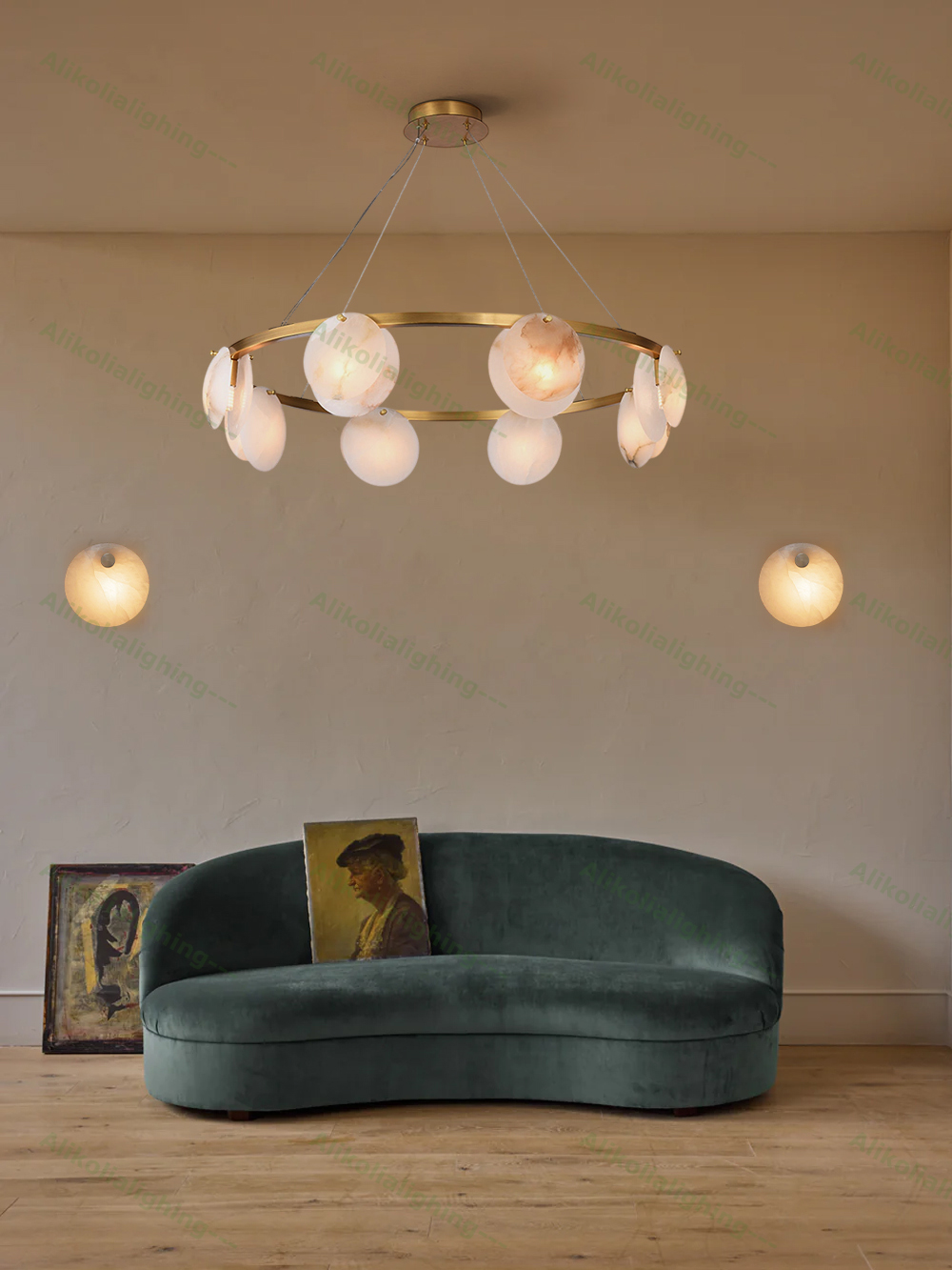 Lámpara Colgante LED de Alabas - Vintage Collectible Marbles reseña y precio