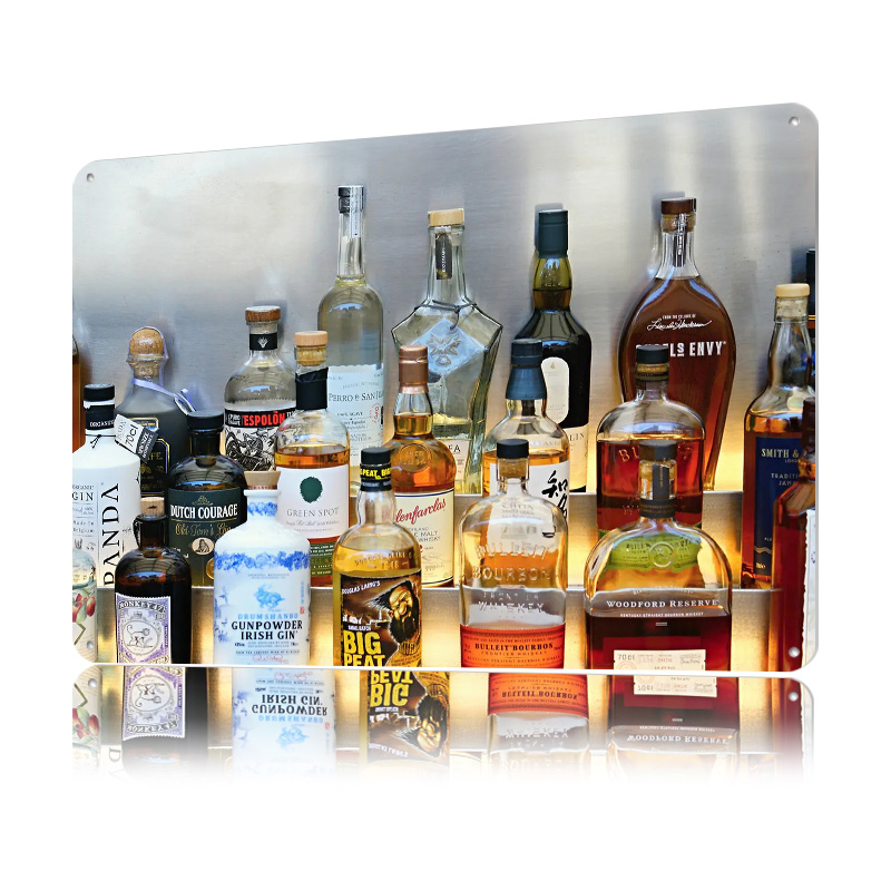 Póster de colección de botella - Vintage Collectible Liquor Bottles reseña y precio